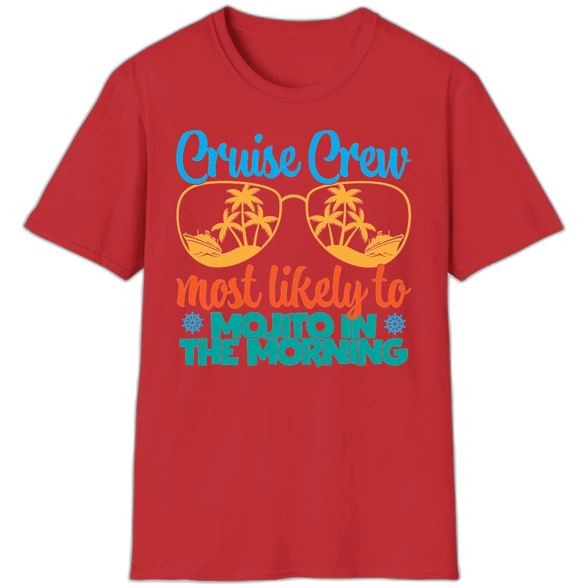 Cruise Crew Most Likely To Mojito T-Shirt in Red