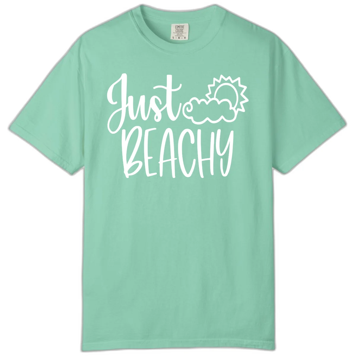 Just Beachy Comfort Color T-Shirt in Island Reef