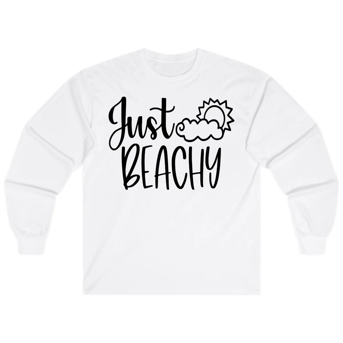 Just Beachy Long Sleeve in White
