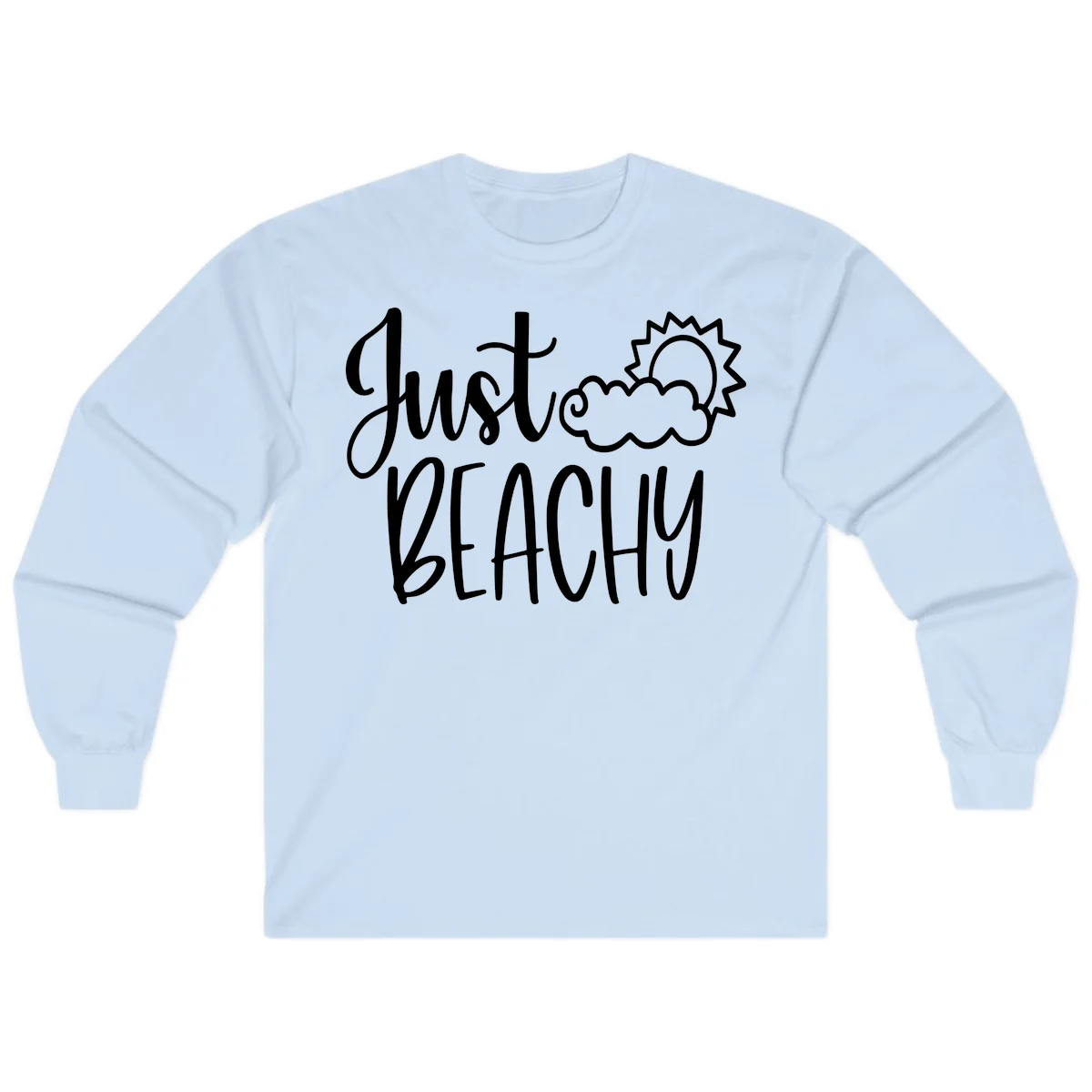 Just Beachy Long Sleeve in Light Blue