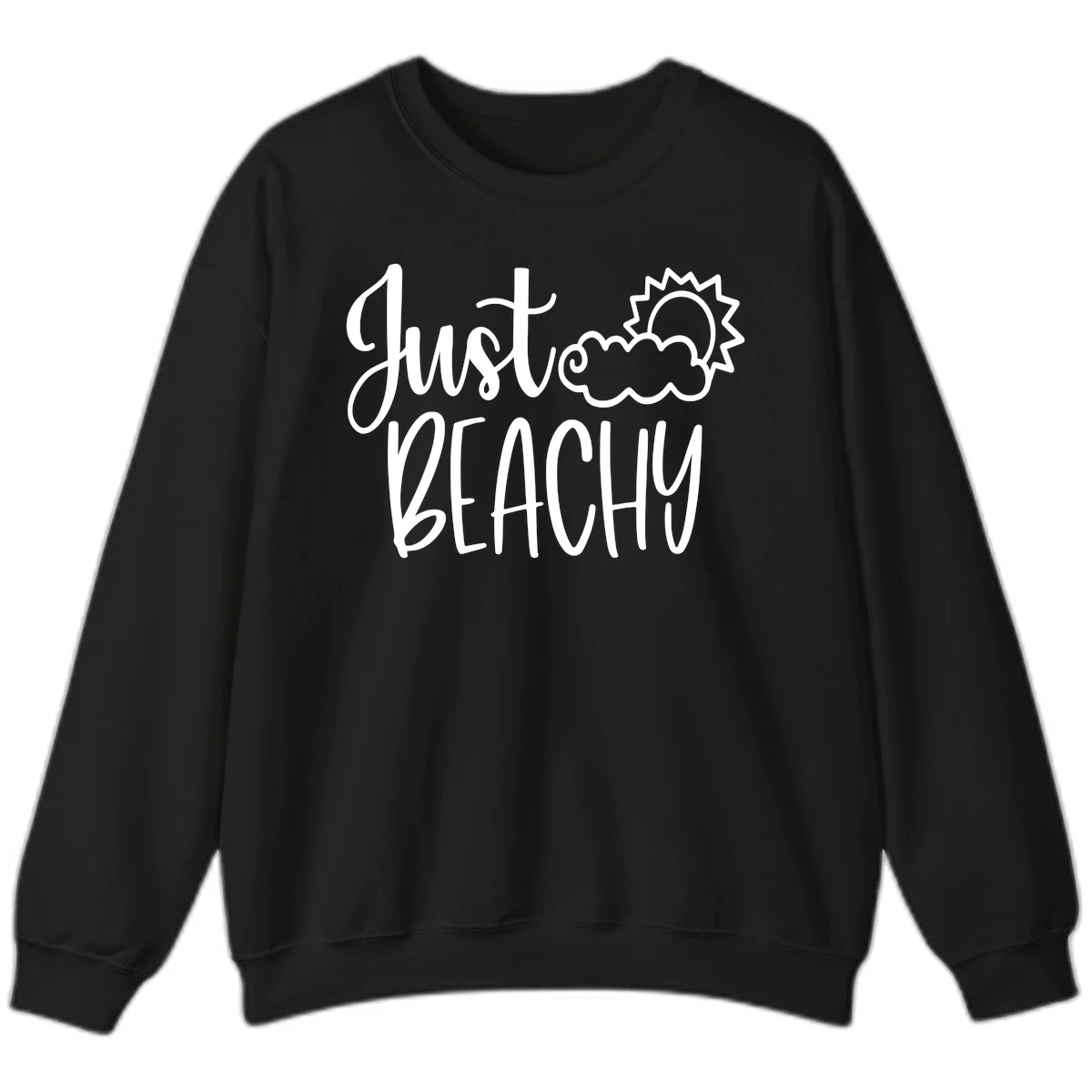 Just Beachy Sweatshirt in Black