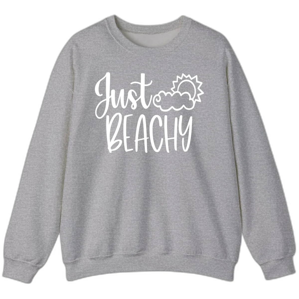 Just Beachy Sweatshirt in Sport Grey