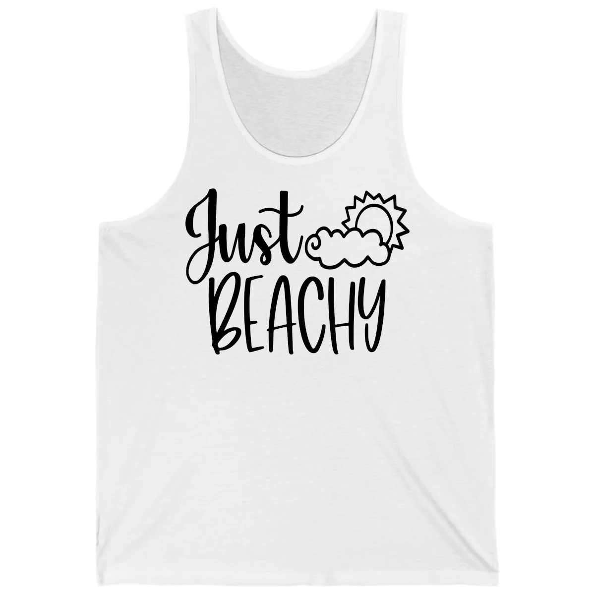 Just Beachy Tank in White