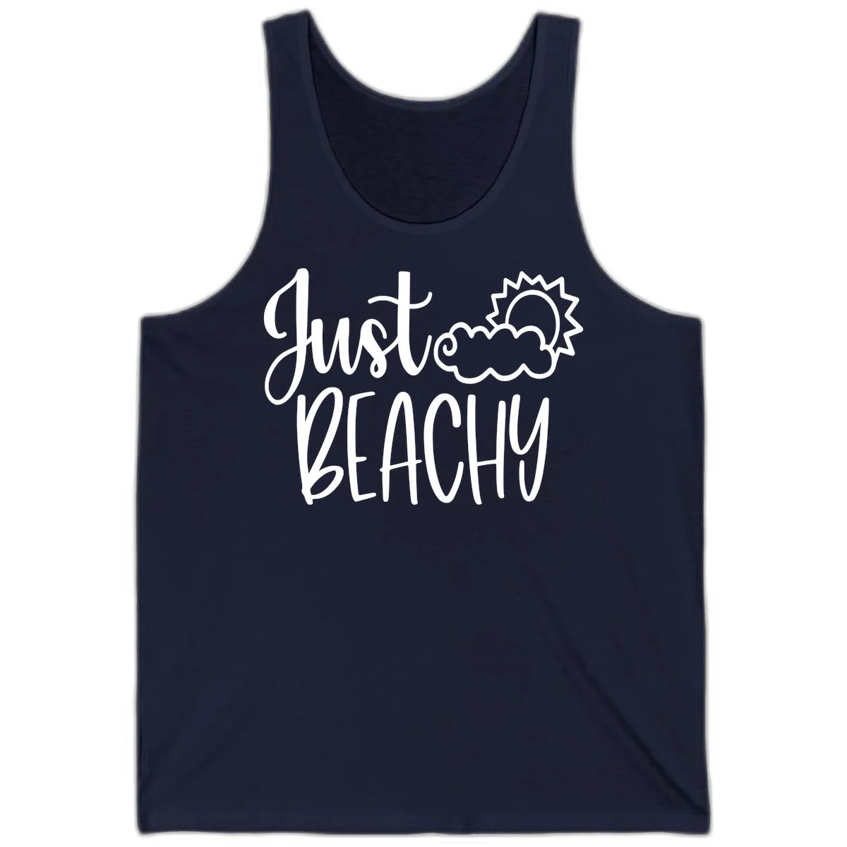 Just Beachy Tank in Navy