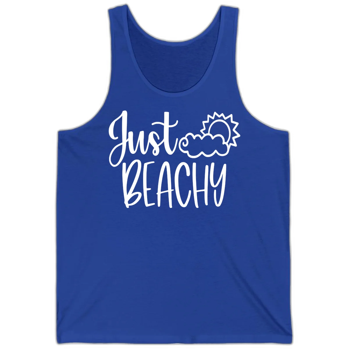 Just Beachy Tank in True Royal