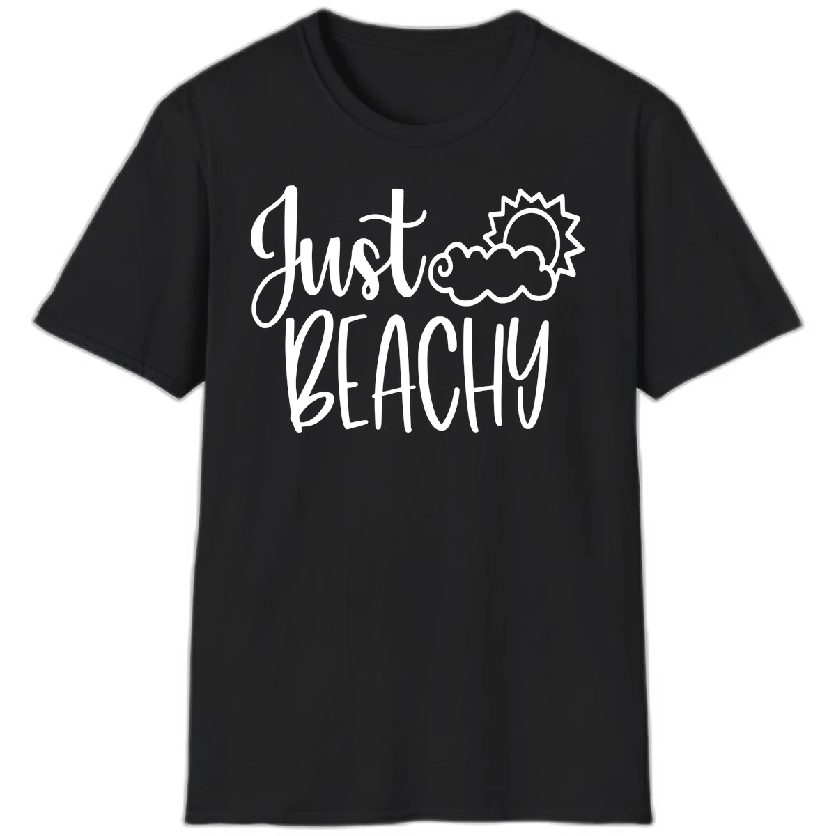 Just Beachy T-Shirt in Black