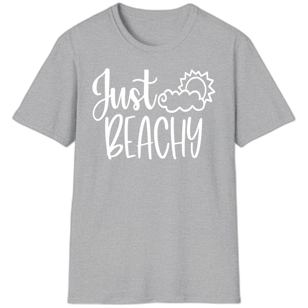 Just Beachy T-Shirt in Sport Grey