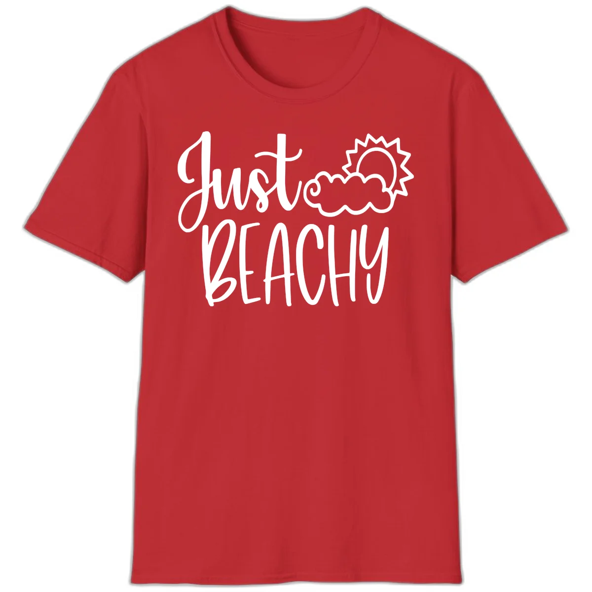 Just Beachy T-Shirt in Red