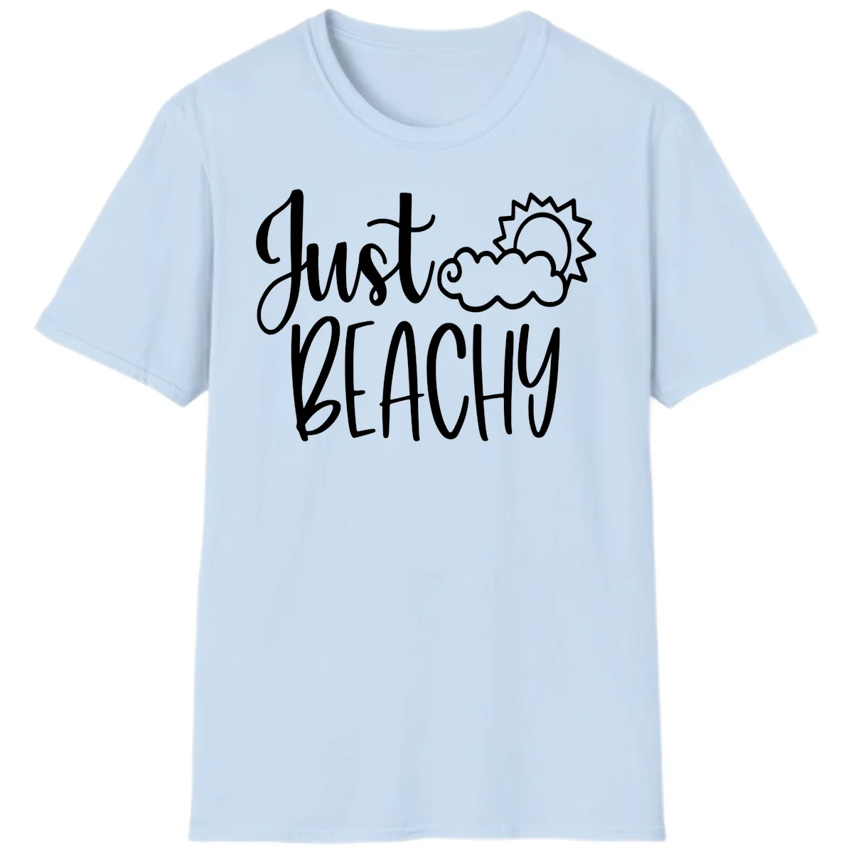 Just Beachy T-Shirt in Light Blue