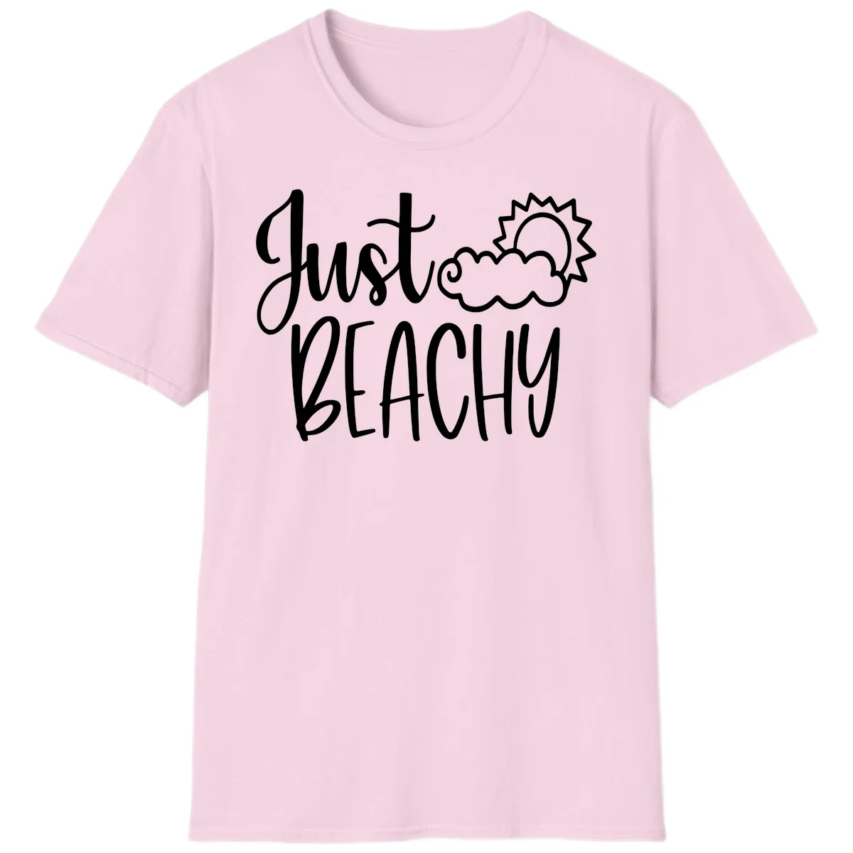 Just Beachy T-Shirt in Light Pink
