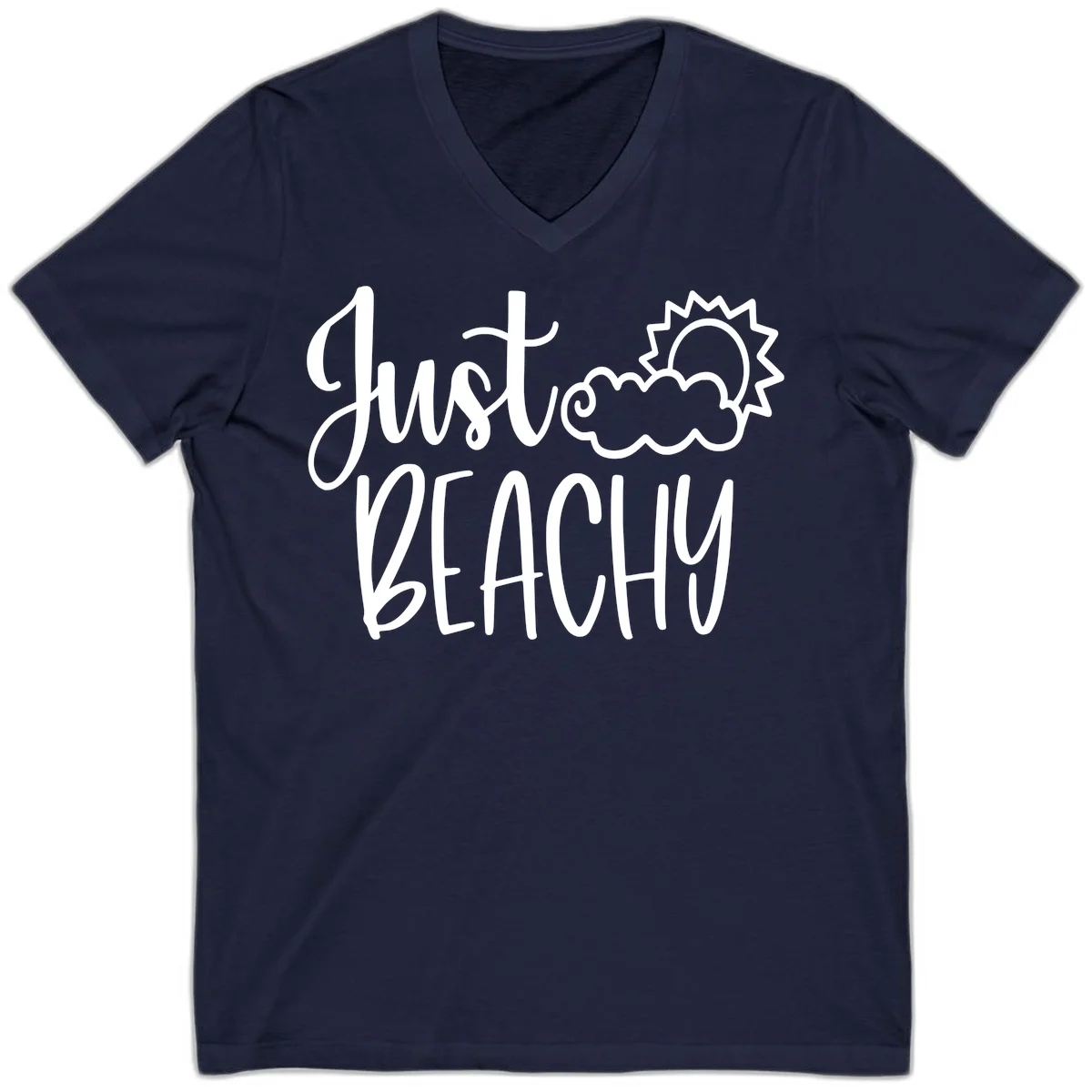 Just Beachy V-Neck in Navy
