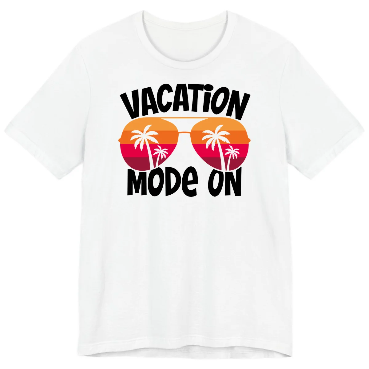 Vacation Mode On Premium T-Shirt in White