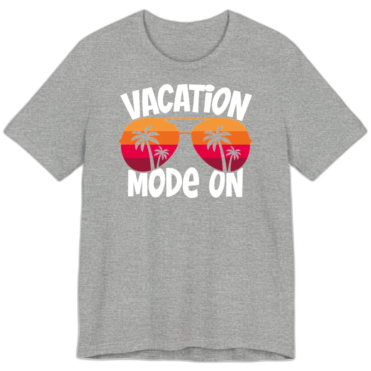 Vacation Mode On Premium T-Shirt in Athletic Heather
