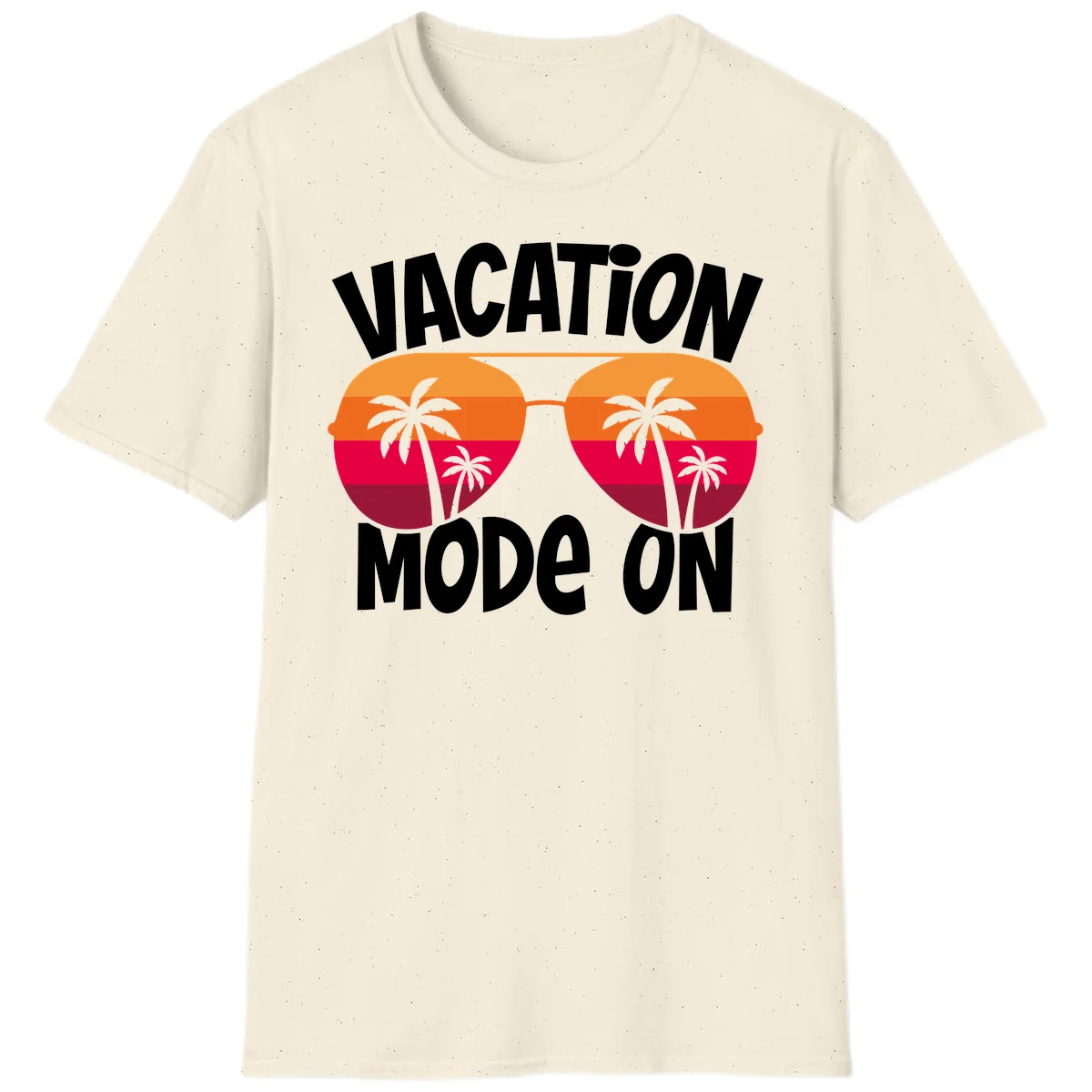 Vacation Mode On T-Shirt in Natural