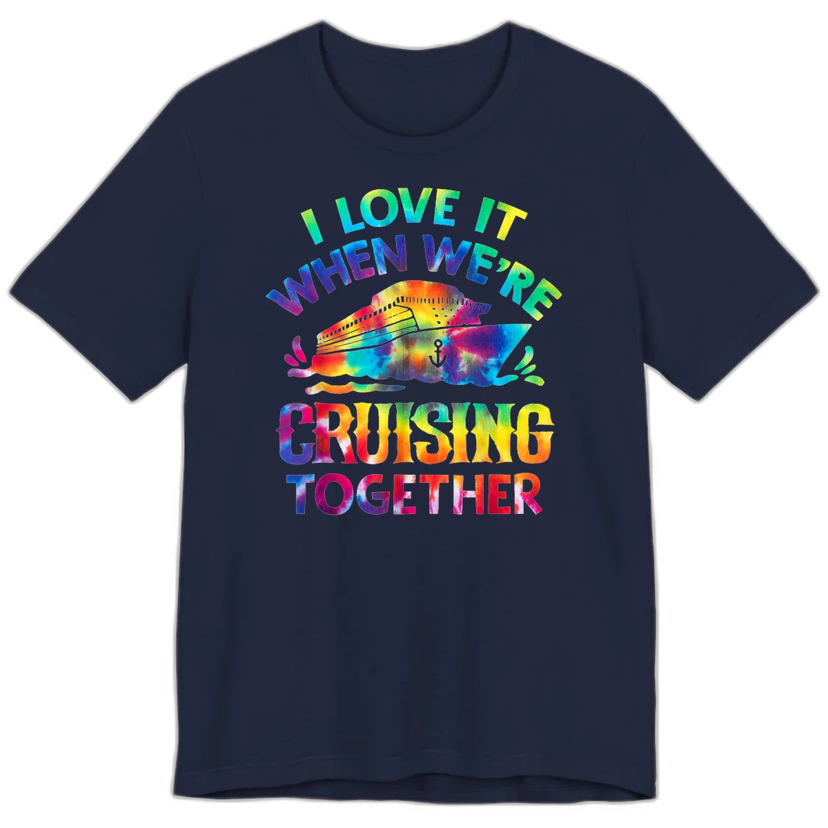 I Love It When We're Cruising Together Premium T-Shirt in Navy
