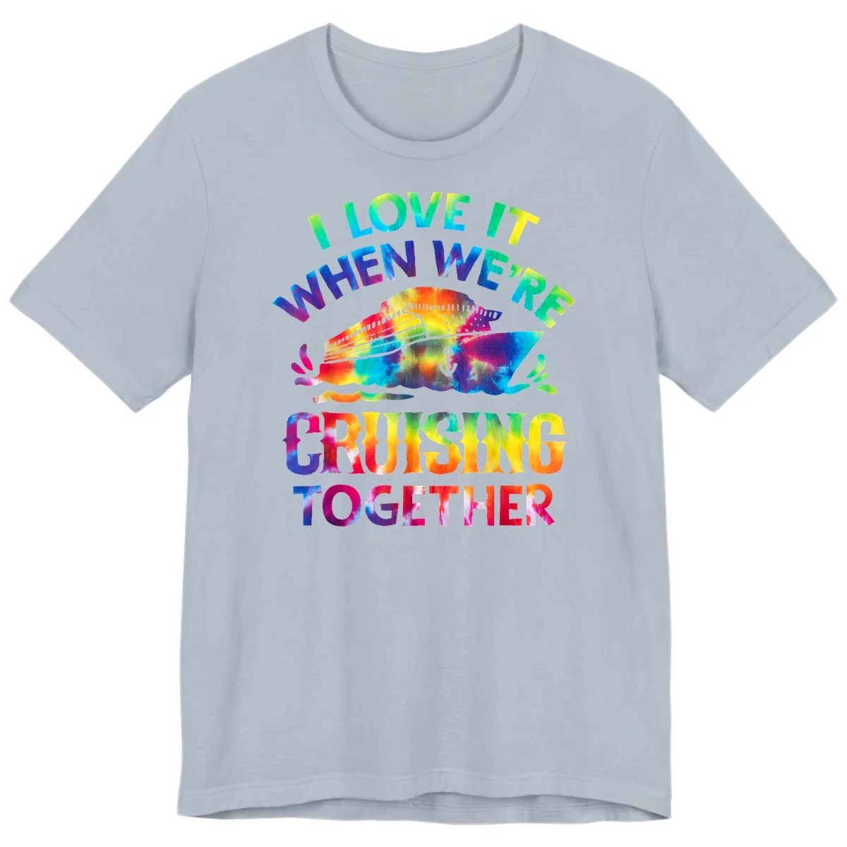I Love It When We're Cruising Together Premium T-Shirt in Light Blue