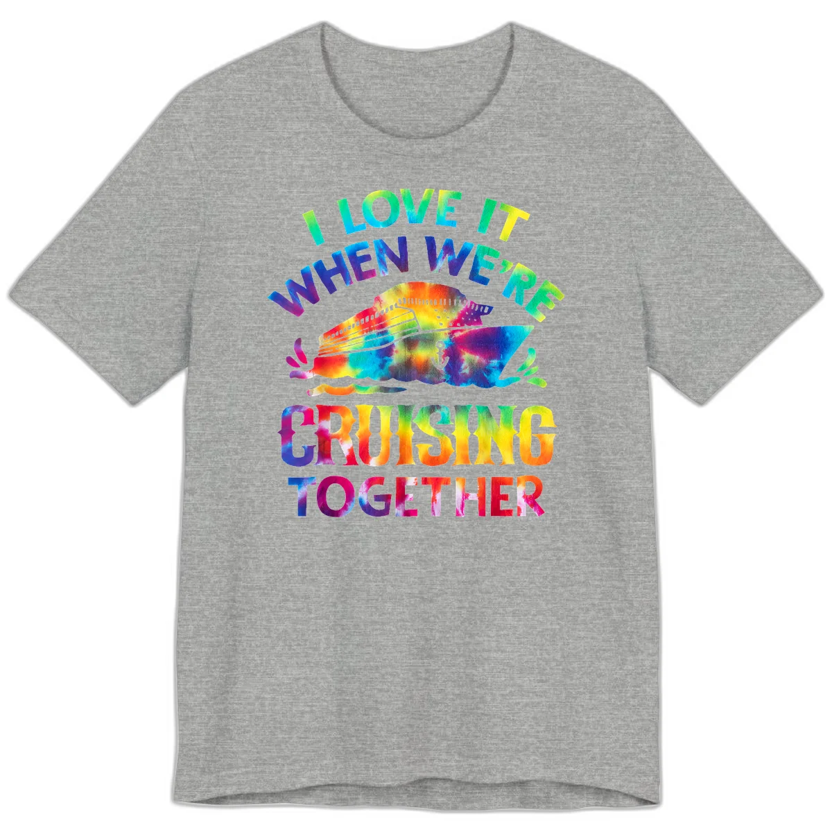 I Love It When We're Cruising Together Premium T-Shirt in Athletic Heather