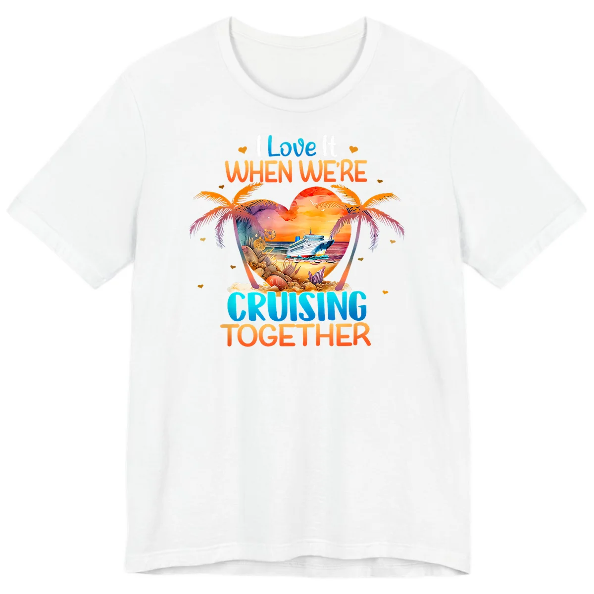 I Love It When We're Cruising Together Premium T-Shirt in White