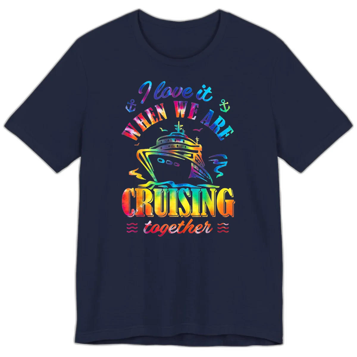 I Love It When We're Cruising Together Premium T-Shirt in Navy