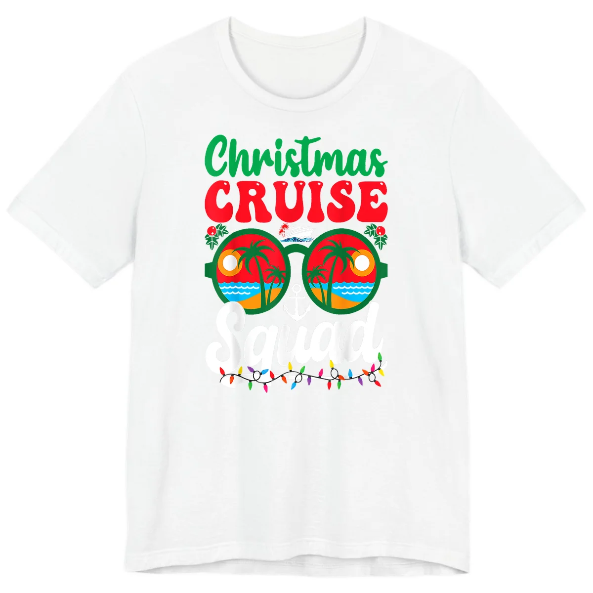 Christmas Cruise Squad Premium T-Shirt in White