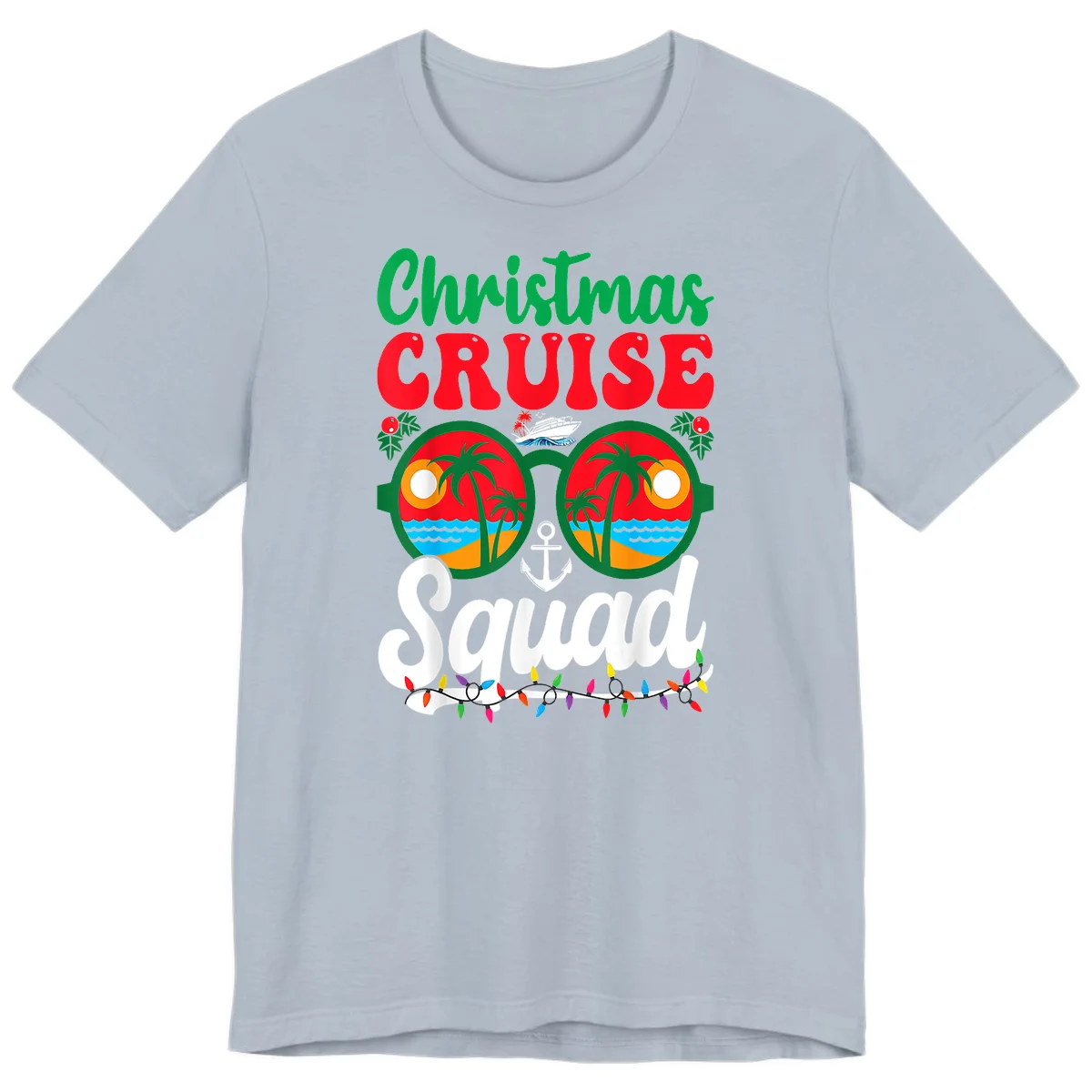 Christmas Cruise Squad Premium T-Shirt in Light Blue