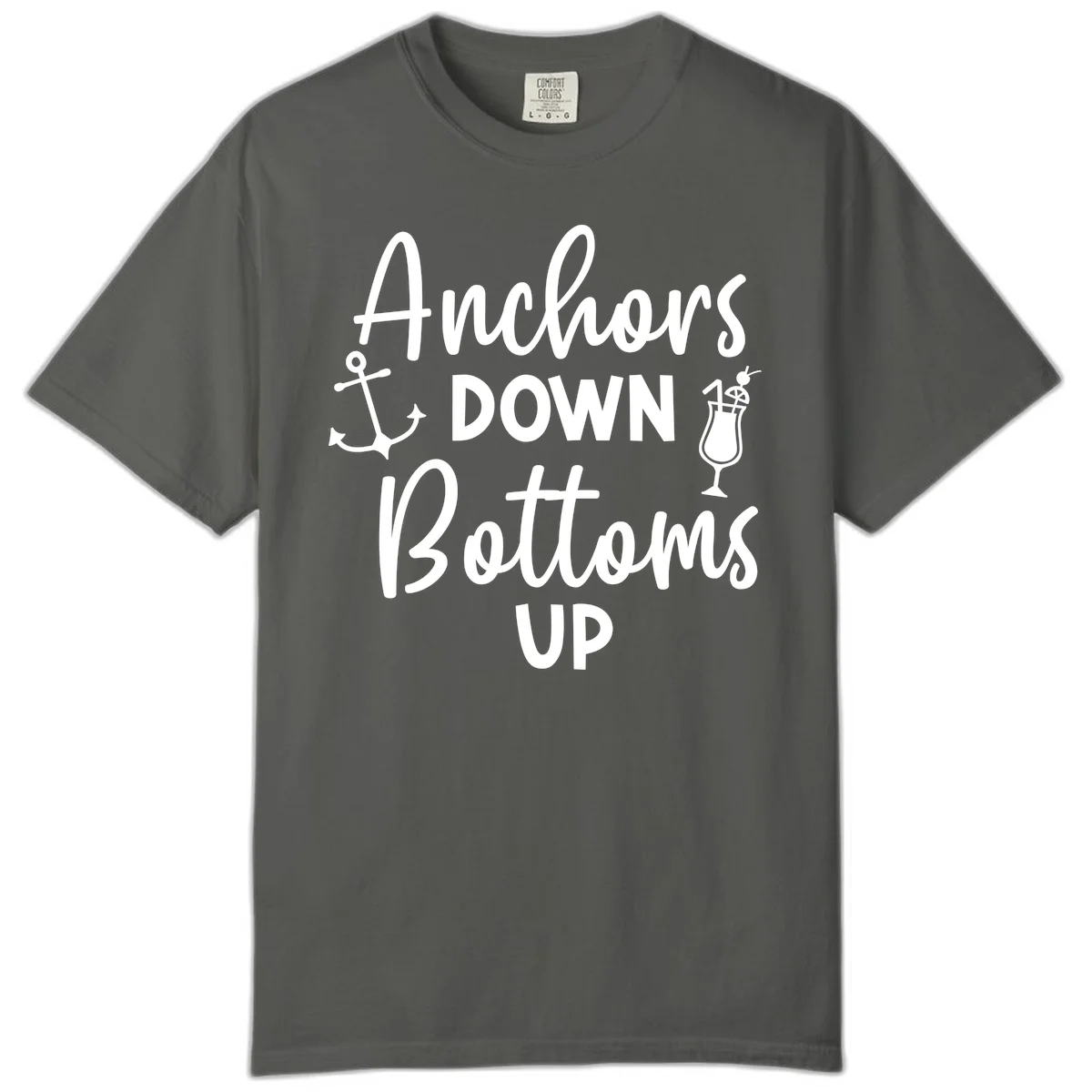 Anchors Down Bottoms Up Comfort Color in Pepper