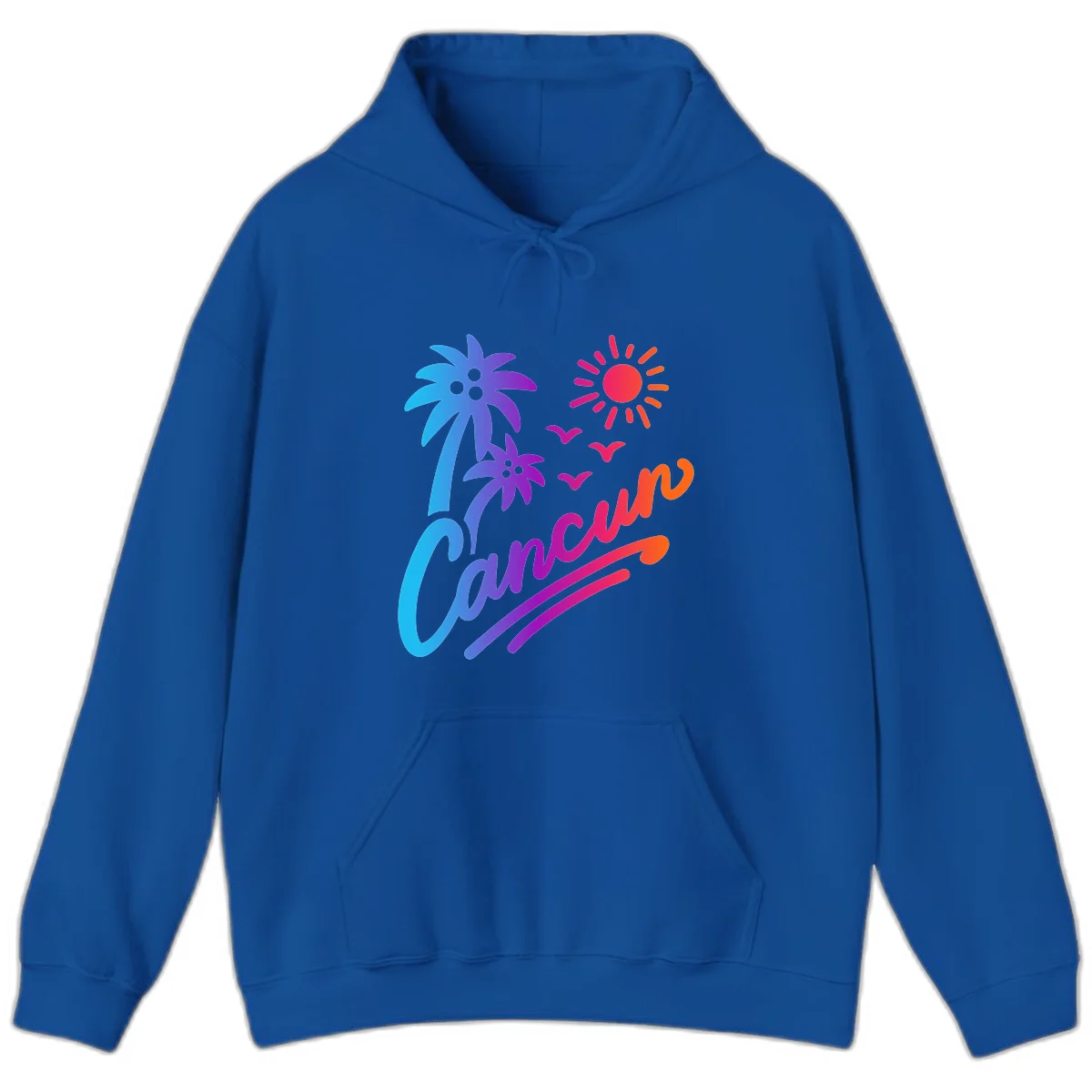 Tropical Paradise Cruise Vibes Hoodie in Royal