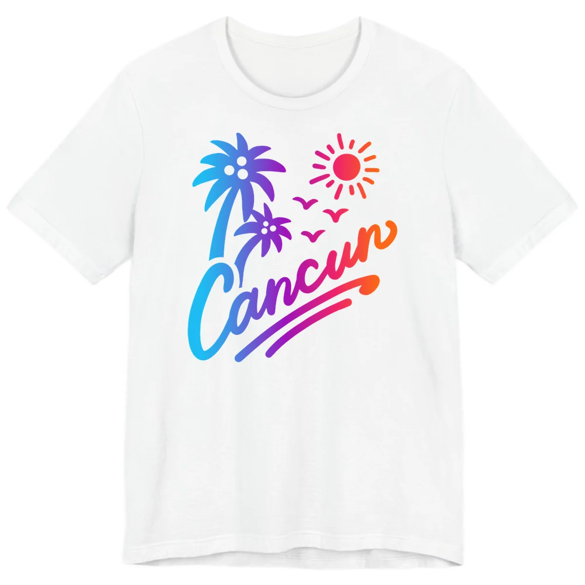 Tropical Paradise Cruise Vibes Premium T-Shirt in White