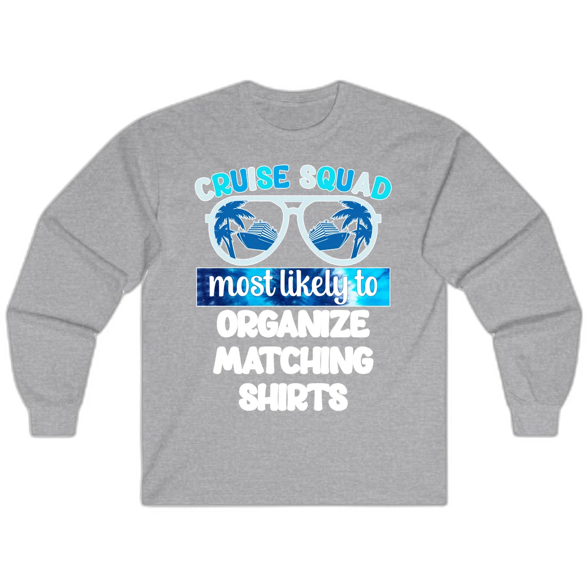 Cruise Squad Sunglasses Long Sleeve in Sport Grey