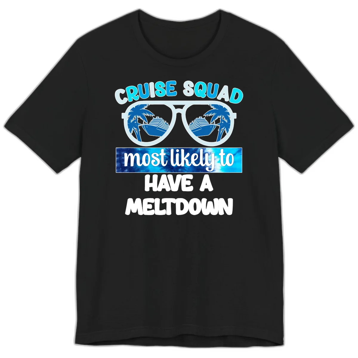 Cruise Squad Meltdown Premium T-Shirt in Black