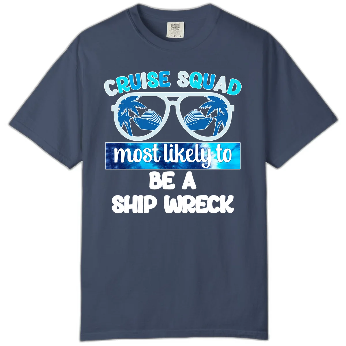 Cruise Squad Ship Wreck Comfort Color in Midnight