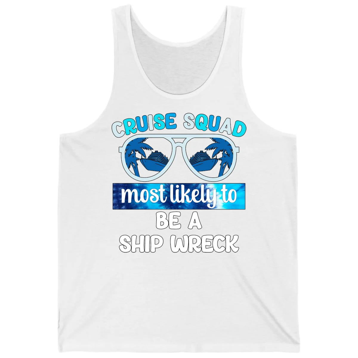 Cruise Squad Ship Wreck Tank in White