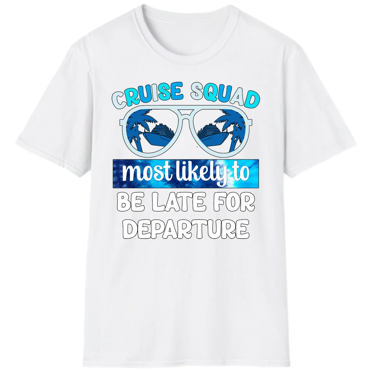 Cruise Squad Most Likely Late T-Shirt in White
