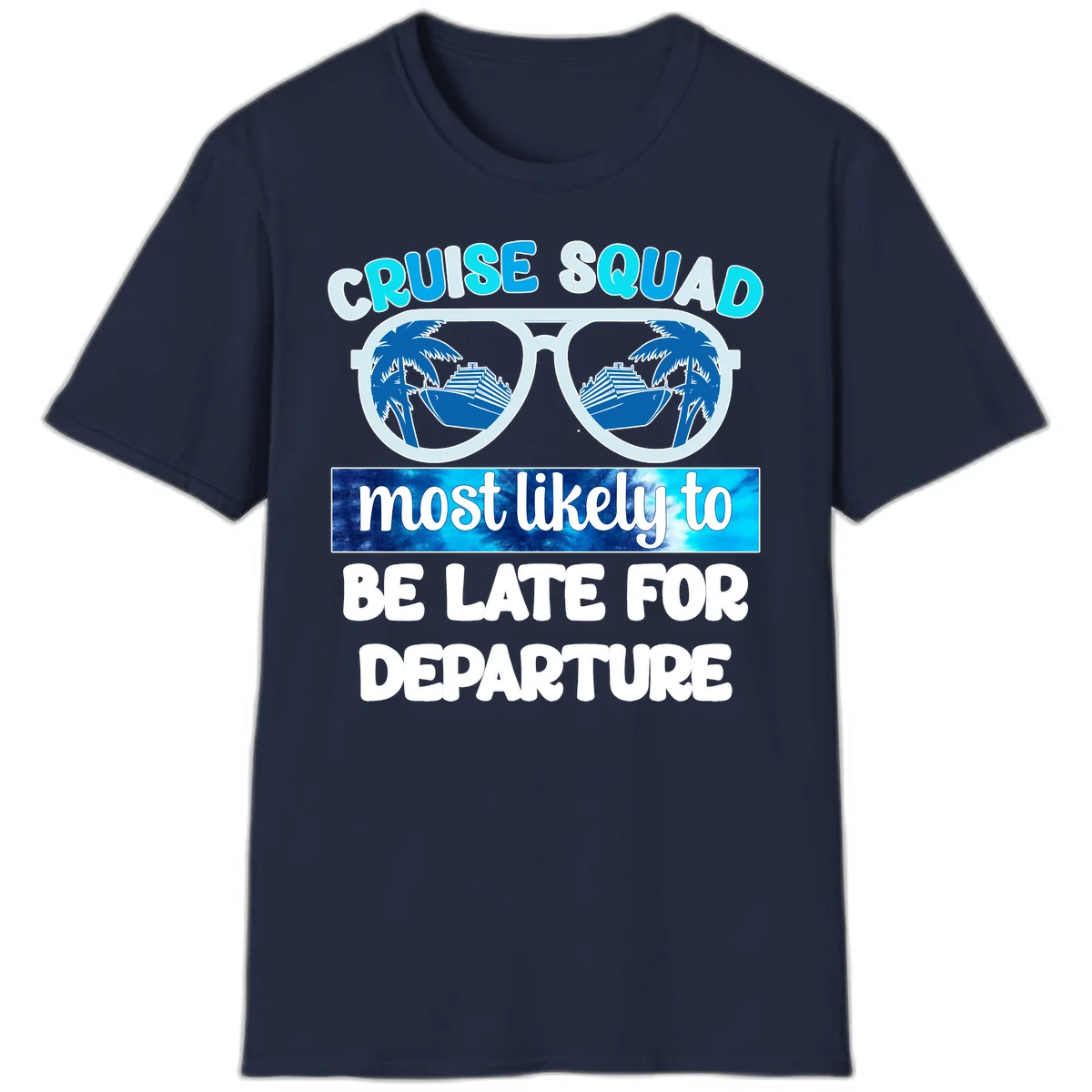 Cruise Squad Most Likely Late T-Shirt in Navy