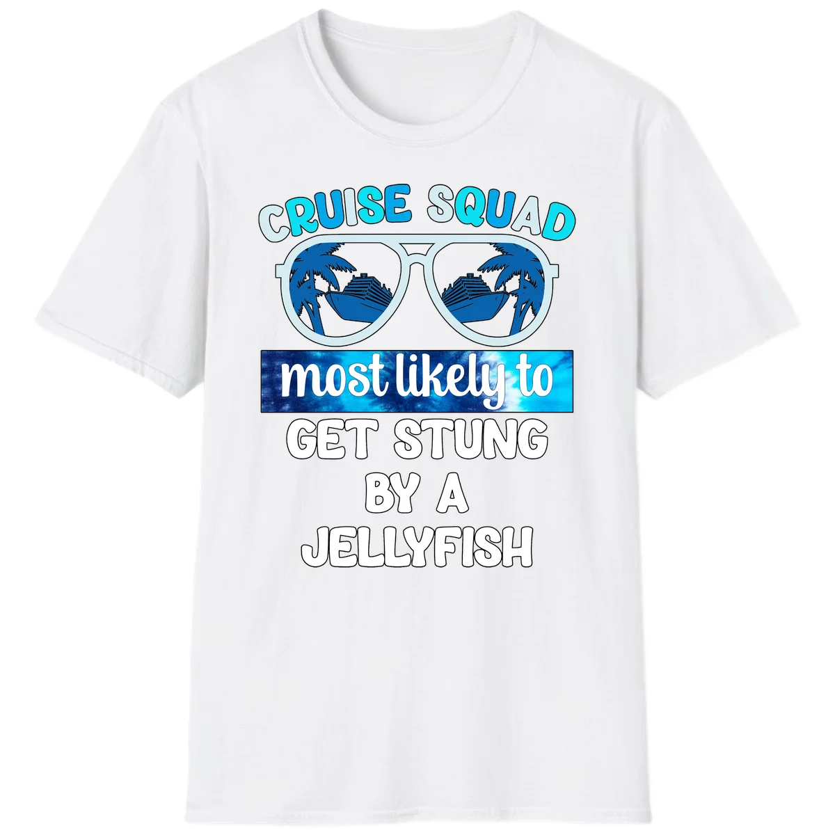 Cruise Squad Jellyfish Stung T-Shirt in White