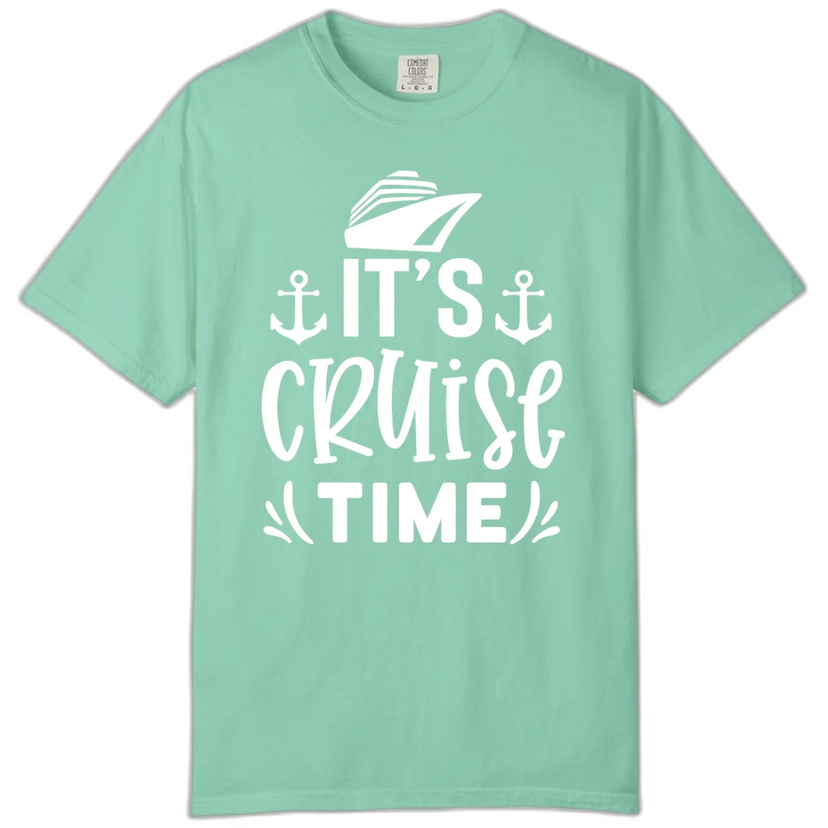 It's Cruise Time Nautical Anchor Comfort Color in Island Reef
