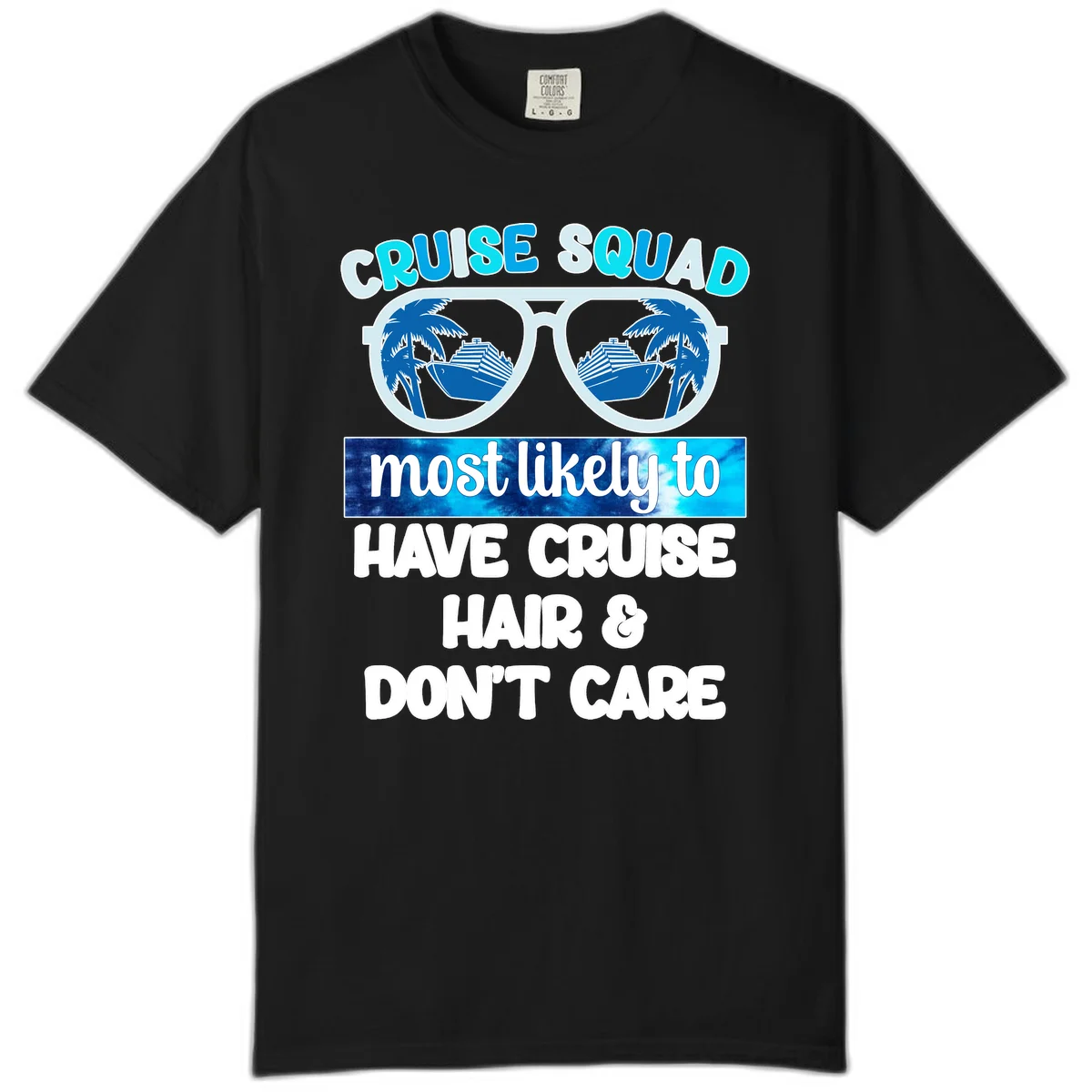 Cruise Squad Sunglasses Reflection Comfort Color in Black