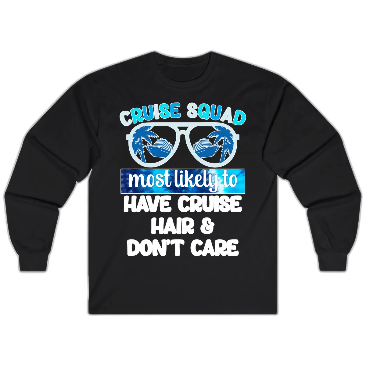 Cruise Squad Sunglasses Reflection Long Sleeve in Black