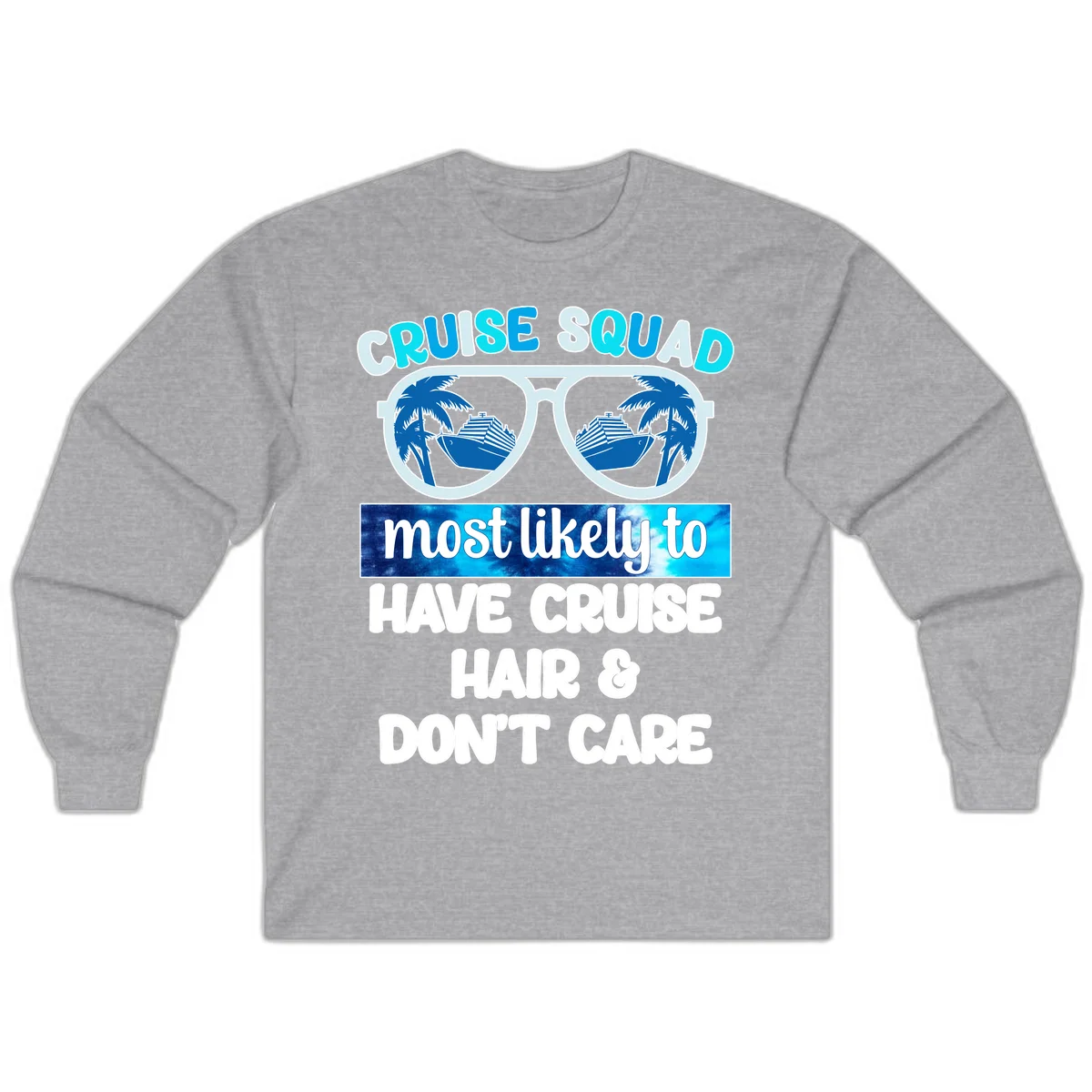 Cruise Squad Sunglasses Reflection Long Sleeve in Sport Grey