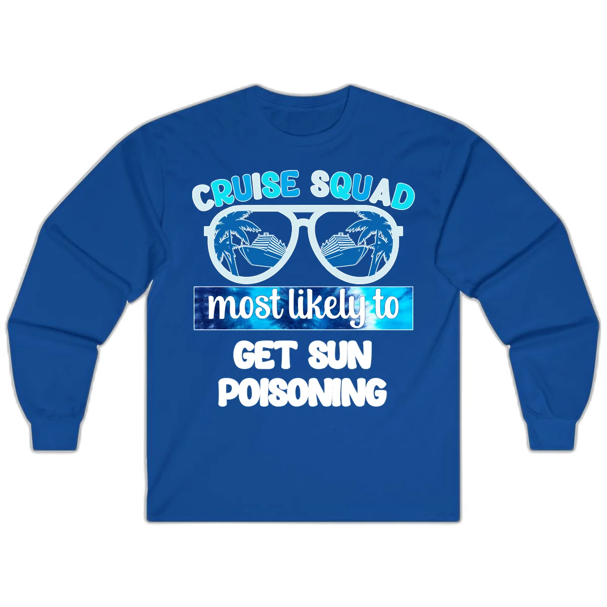 Cruise Squad Sun Poisoning Long Sleeve in Royal