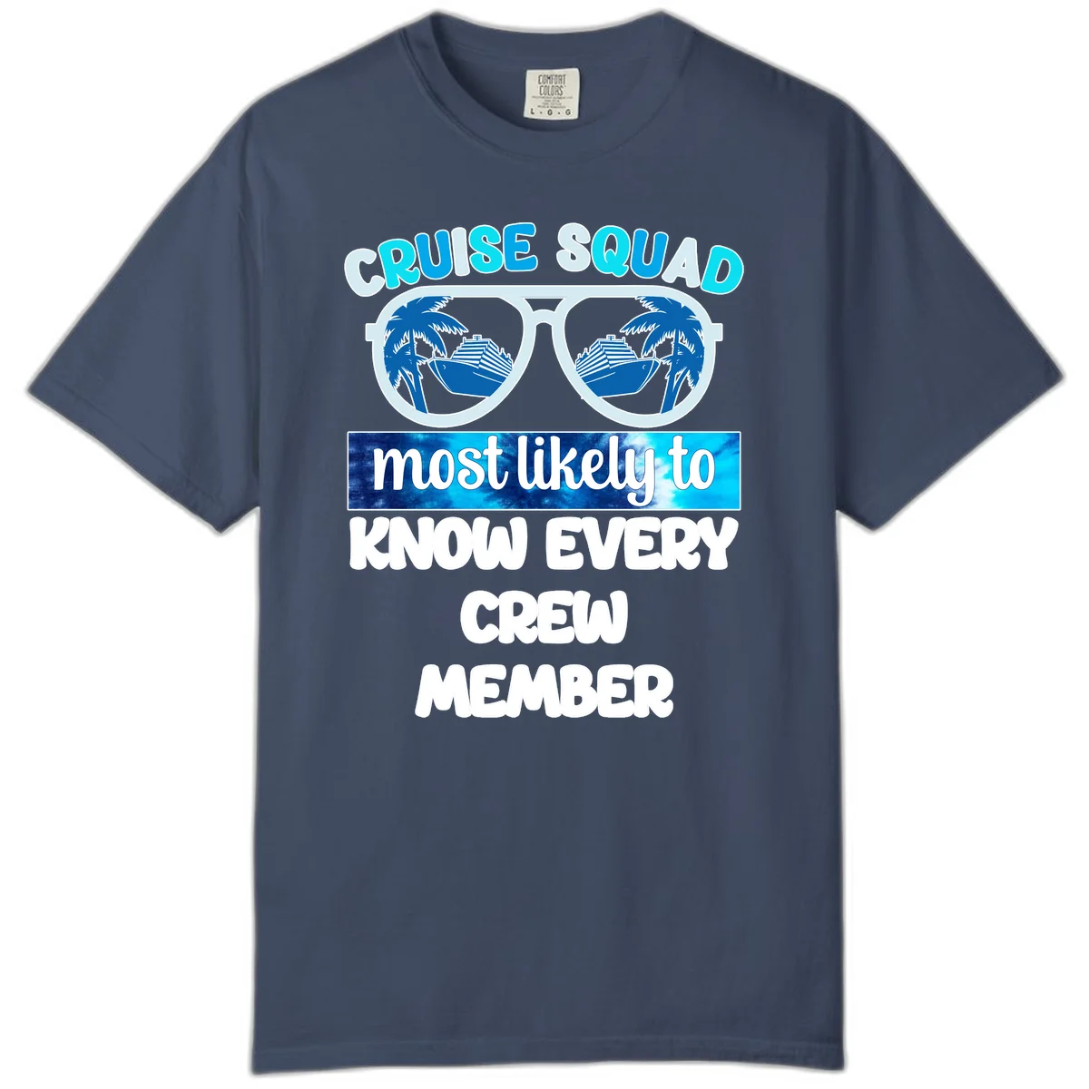 Cruise Squad Most Likely To Know Every Crew Comfort Color in Midnight