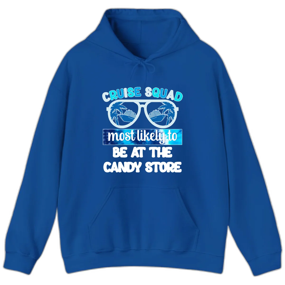 Cruise Squad Candy Store Hoodie in Royal
