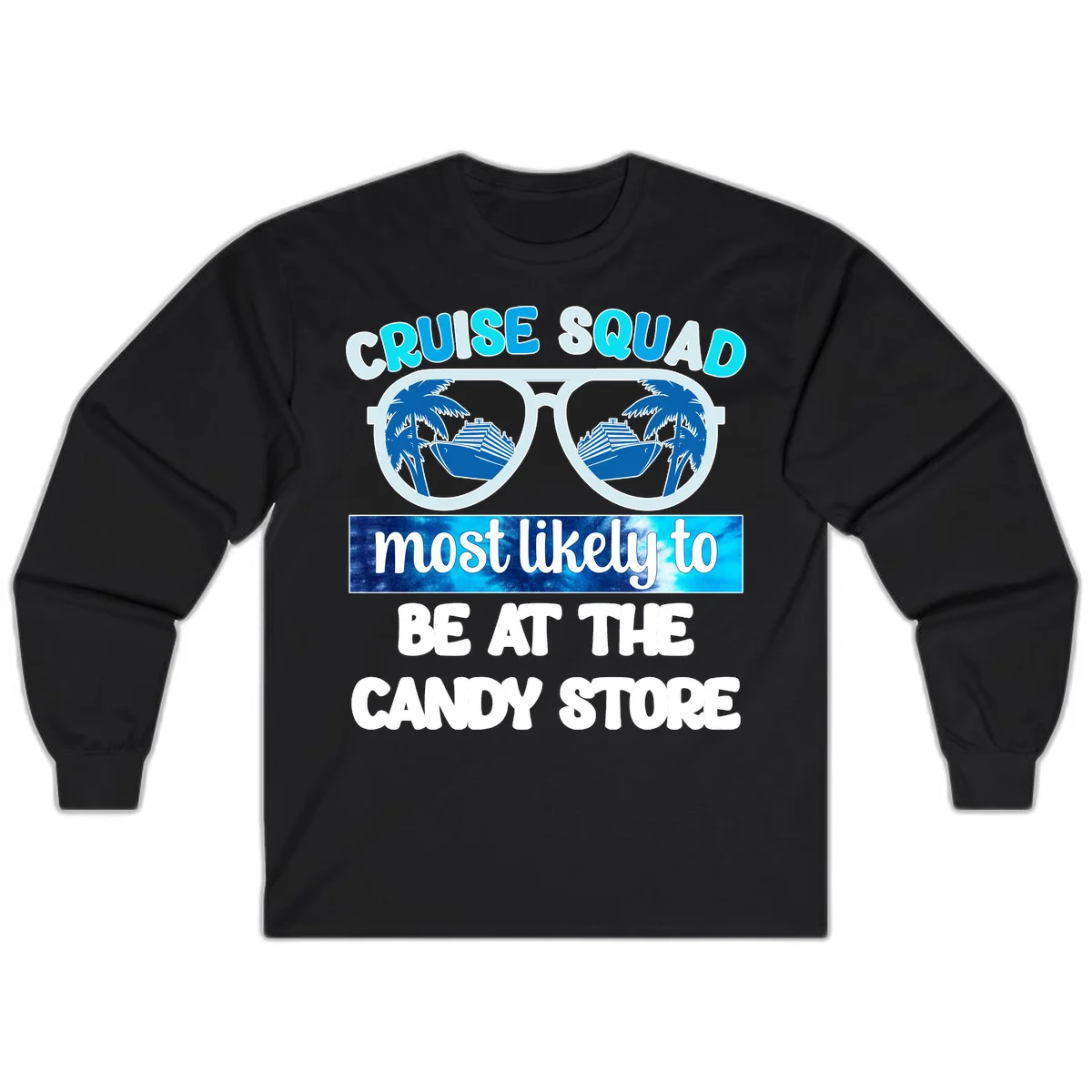 Cruise Squad Candy Store Long Sleeve in Black