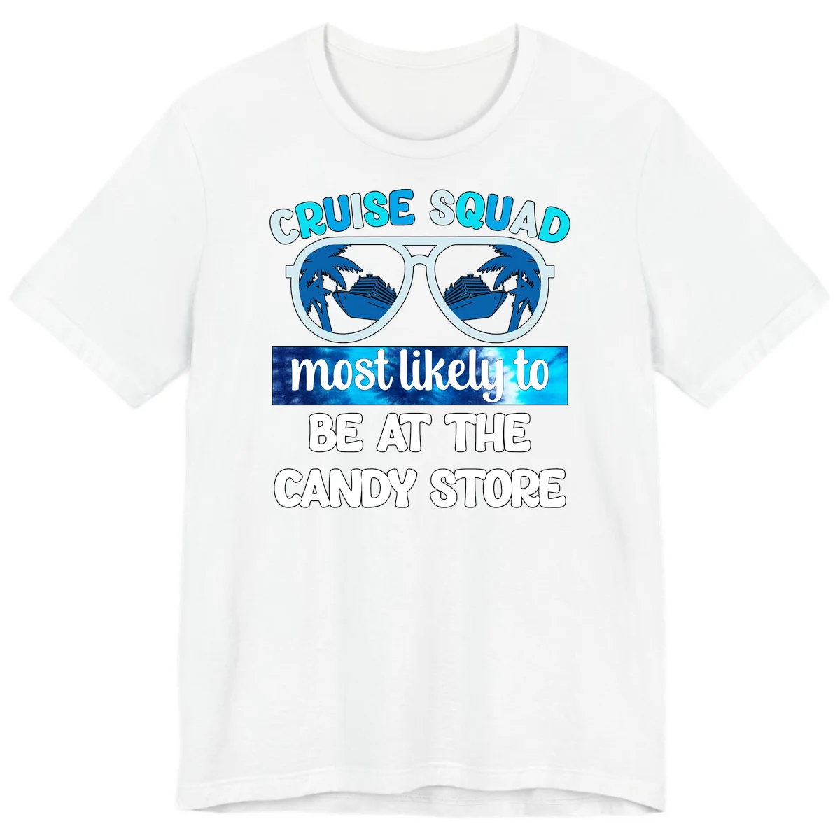 Cruise Squad Candy Store Premium T-Shirt in White