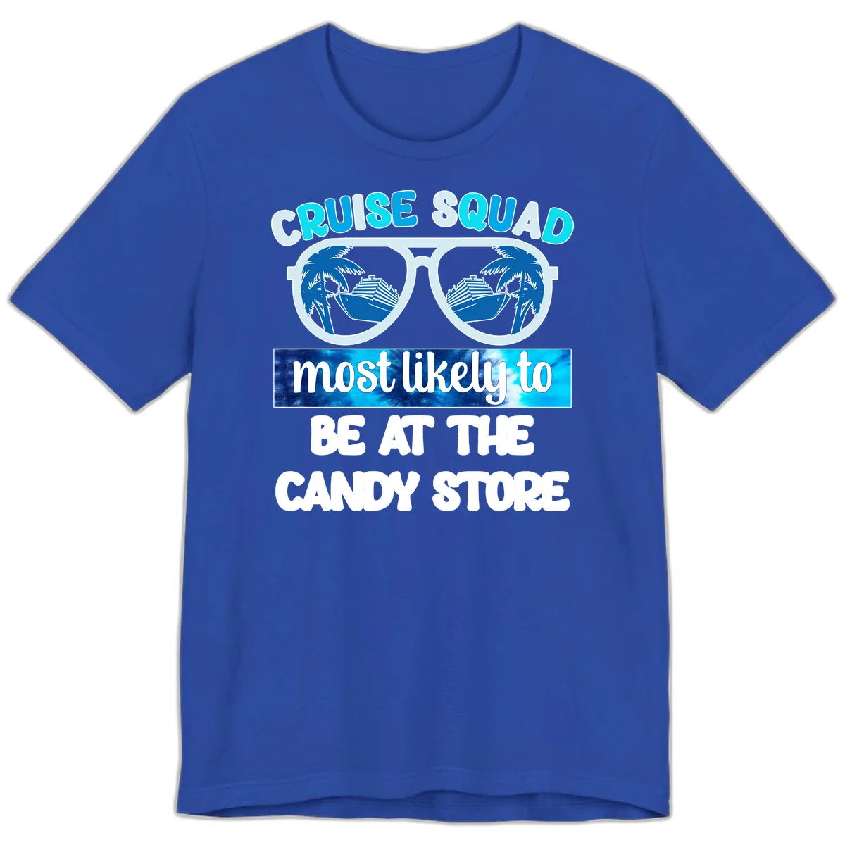 Cruise Squad Candy Store Premium T-Shirt in True Royal
