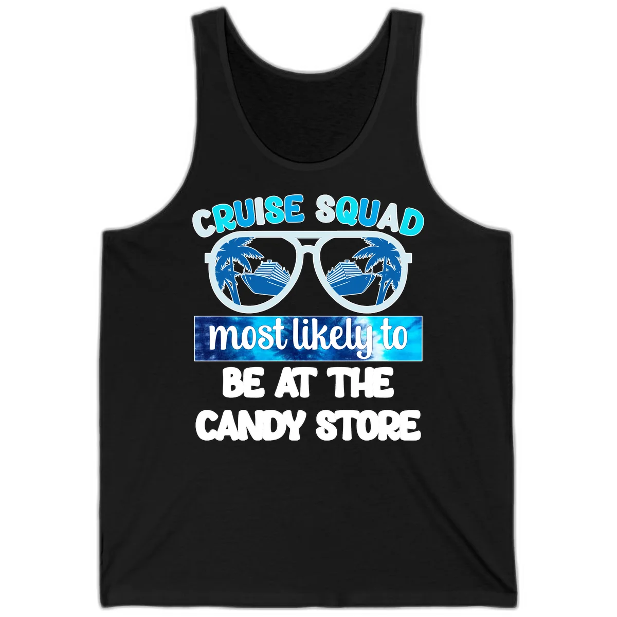 Cruise Squad Candy Store Tank in Black