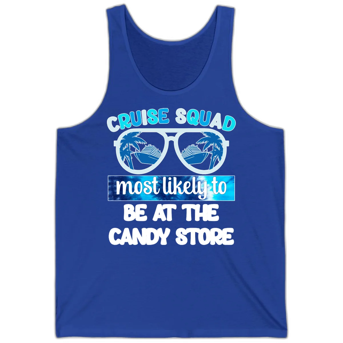 Cruise Squad Candy Store Tank in True Royal