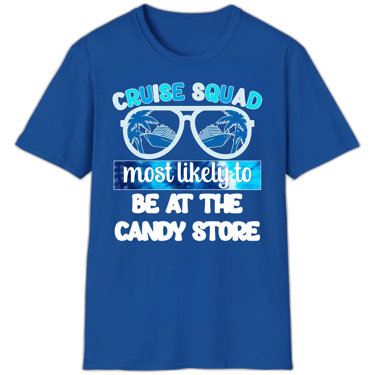 Cruise Squad Candy Store T-Shirt in Royal