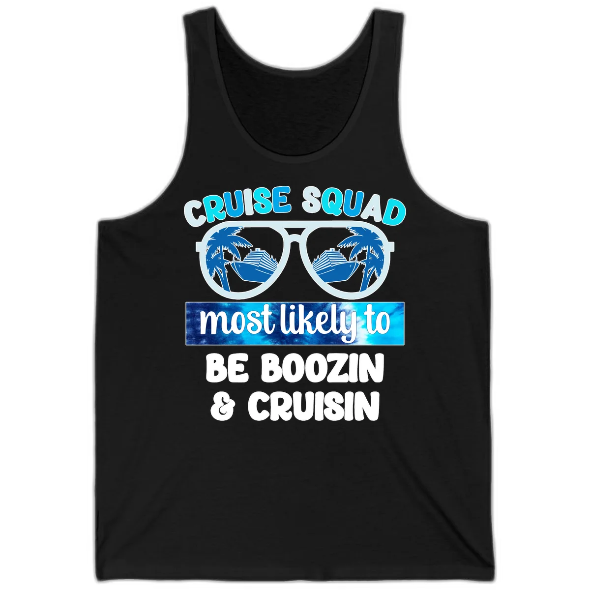 Cruise Squad Boozing & Cruising Tank in Black
