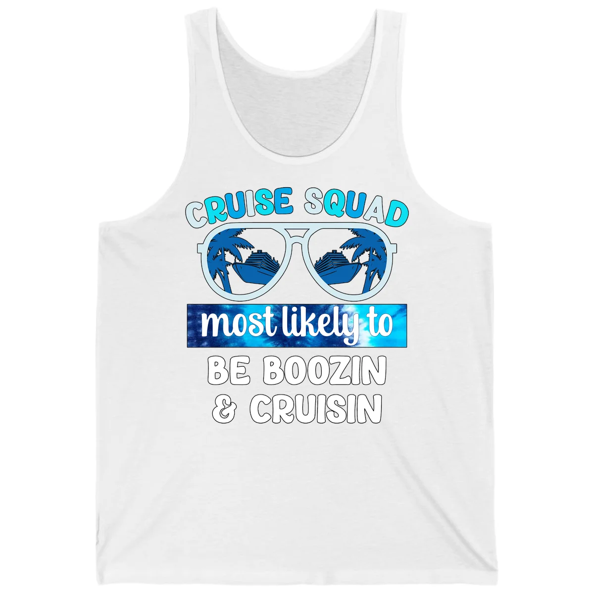 Cruise Squad Boozing & Cruising Tank in White